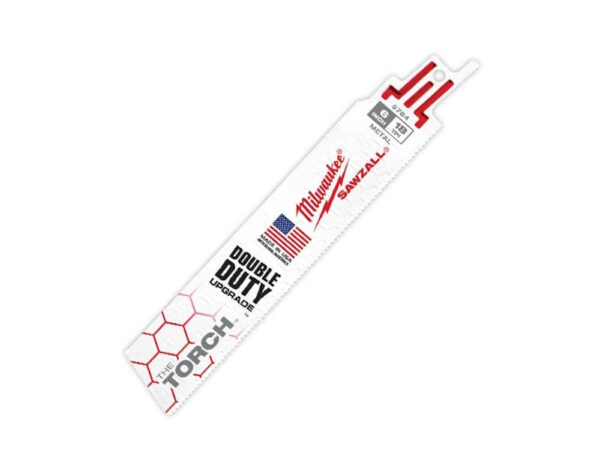 MILWAUKEE 48-00-5784 6" 18 TPI Torch Metal Demolition Sawzall Blades (5Pk)