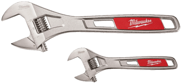 MILWAUKEE 48-22-7400 2PK 10" & 6" Adjustable Wrench - Image 2