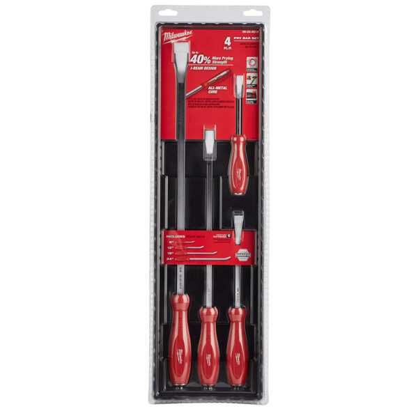 MILWAUKEE 48-22-9214 4PC Pry Bar Set