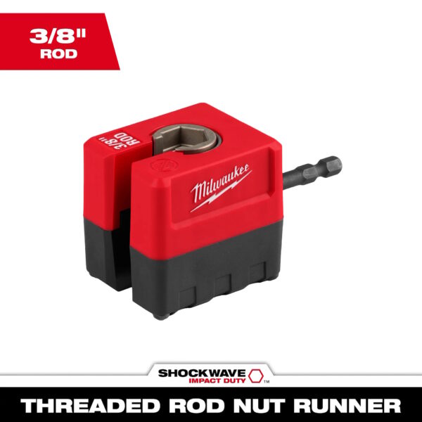 MILWAUKEE 48-32-2391 SHOCKWAVE Impact Duty 3/8" Threaded Rod Nut Runner