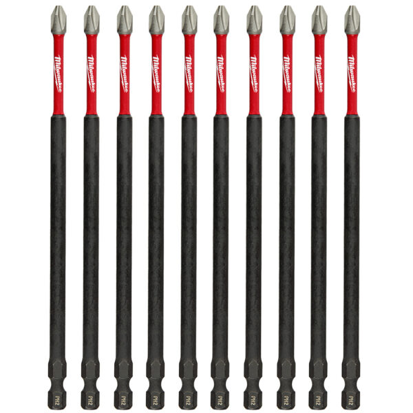 MILWAUKEE 48-32-4207 Shockwave 6" Power Bit PH2, EACH