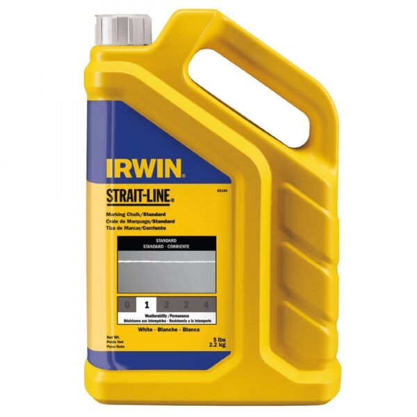 IRWIN 65104 Chalk White 5lb #1 (Low) Permanence