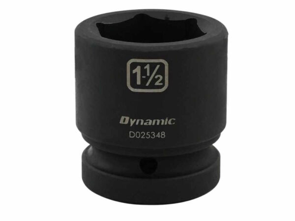 DYNAMIC TOOLS D025348 1" Drive 6Pt 1-1/2" Standard Impact Socket
