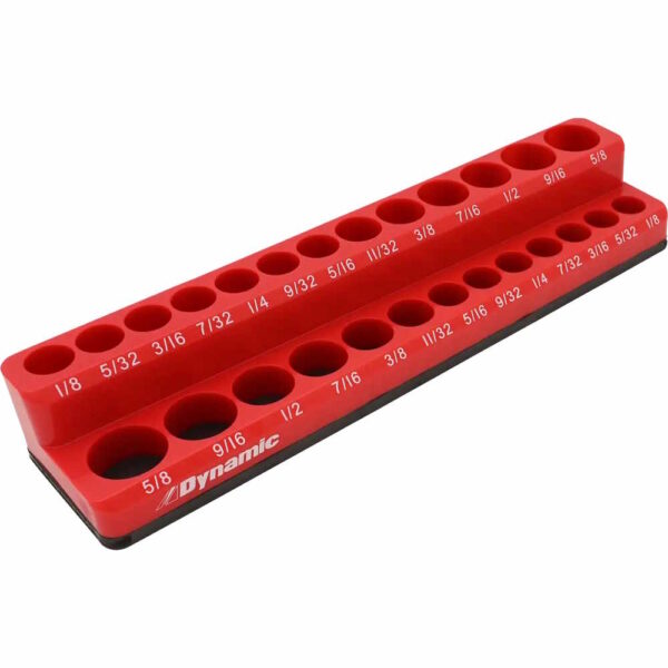 DYNAMIC TOOLS D029000 SAE Magnetic Socket Organizer (1/8"-5/8")