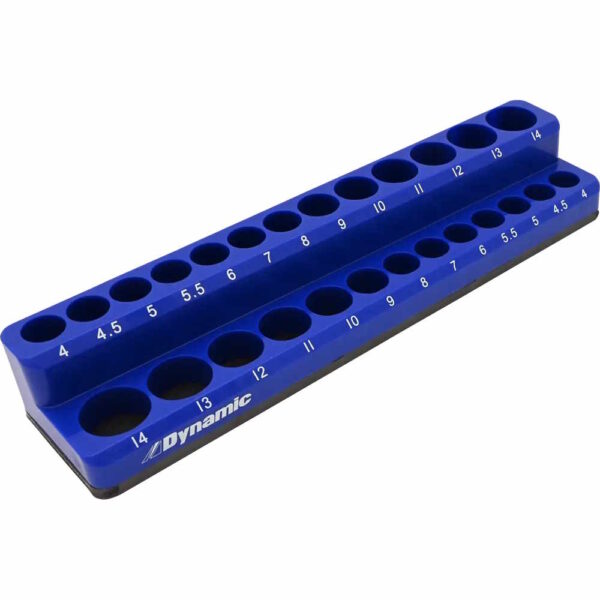 DYNAMIC TOOLS D029001 Metric Magnetic Socket Organizer (4mm-14mm)