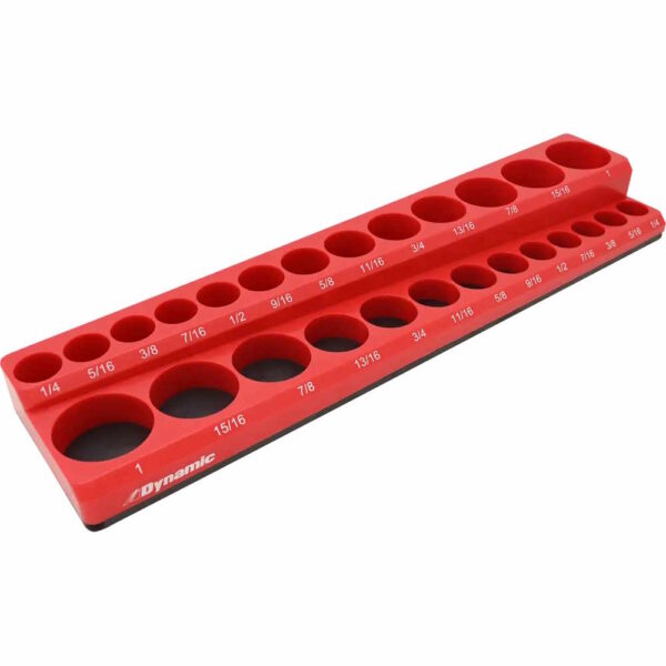 DYNAMIC TOOLS D029002 SAE Magnetic Socket Organizer (1/4"-1")