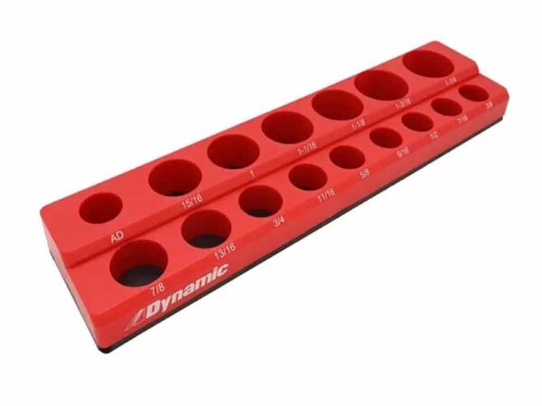 DYNAMIC TOOLS D029004 SAE Magnetic Socket Organizer (3/8"-1-1/4")