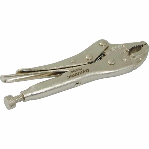 DYNAMIC TOOLS D055301 5" Locking Pliers - Curved Jaws w/Wire Cutter
