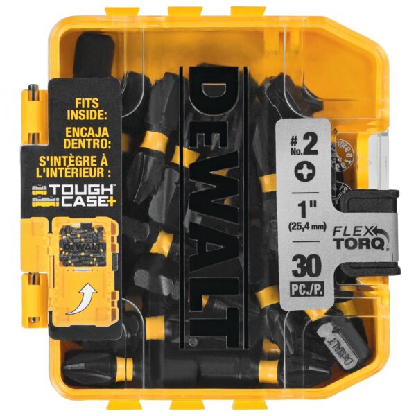 DEWALT DWA1PH2IR30 1" PH2 Bits 30Pk