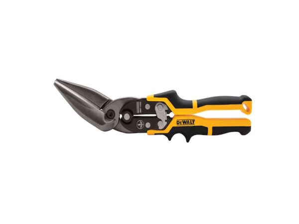 DEWALT DWHT14680 Offset Long Cut Aviation Snip (Yellow)