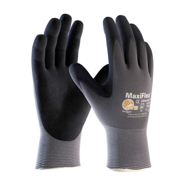 PIP GP34874TXL MaxiFlex Ultimate ATG Work Gloves MicroFoam  Grip XL Gray