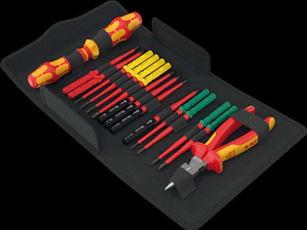 WERA Kraftform Kompakt VDE 17 extra slim 2 Tool finder, 17 pieces