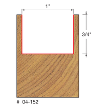 FREUD 04-152 1" Double Flute Straight Bit - Image 2