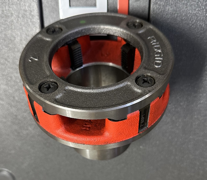 RIDGID 12558-RID 2" NPS 11-R Hand Threader Die Head for Alloy RH Dies BSPT - Image 2