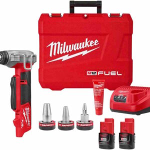 MILWAUKEE 2532-22 M12 FUEL Rapid Seal ProPEX Expander Kit w/1/2"-1" Expanders