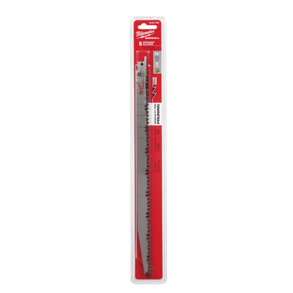 MILWAUKEE 48-00-1303 12" 5 TPI Pruning Sawzall Blades (5Pk)