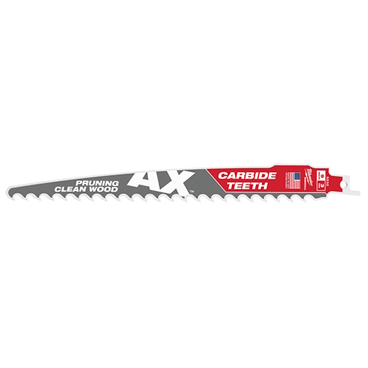 MILWAUKEE 48-00-5232 - 9" 3 TPI Pruning Carbide Wood Cutting Recip Saw Blade - Image 2
