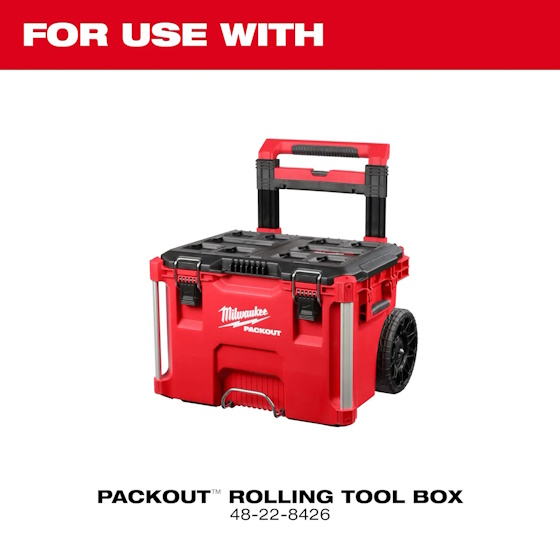 MILWAUKEE 48-22-8027 Low-Profile Handle for PACKOUT™ Rolling Tool Box - Image 5