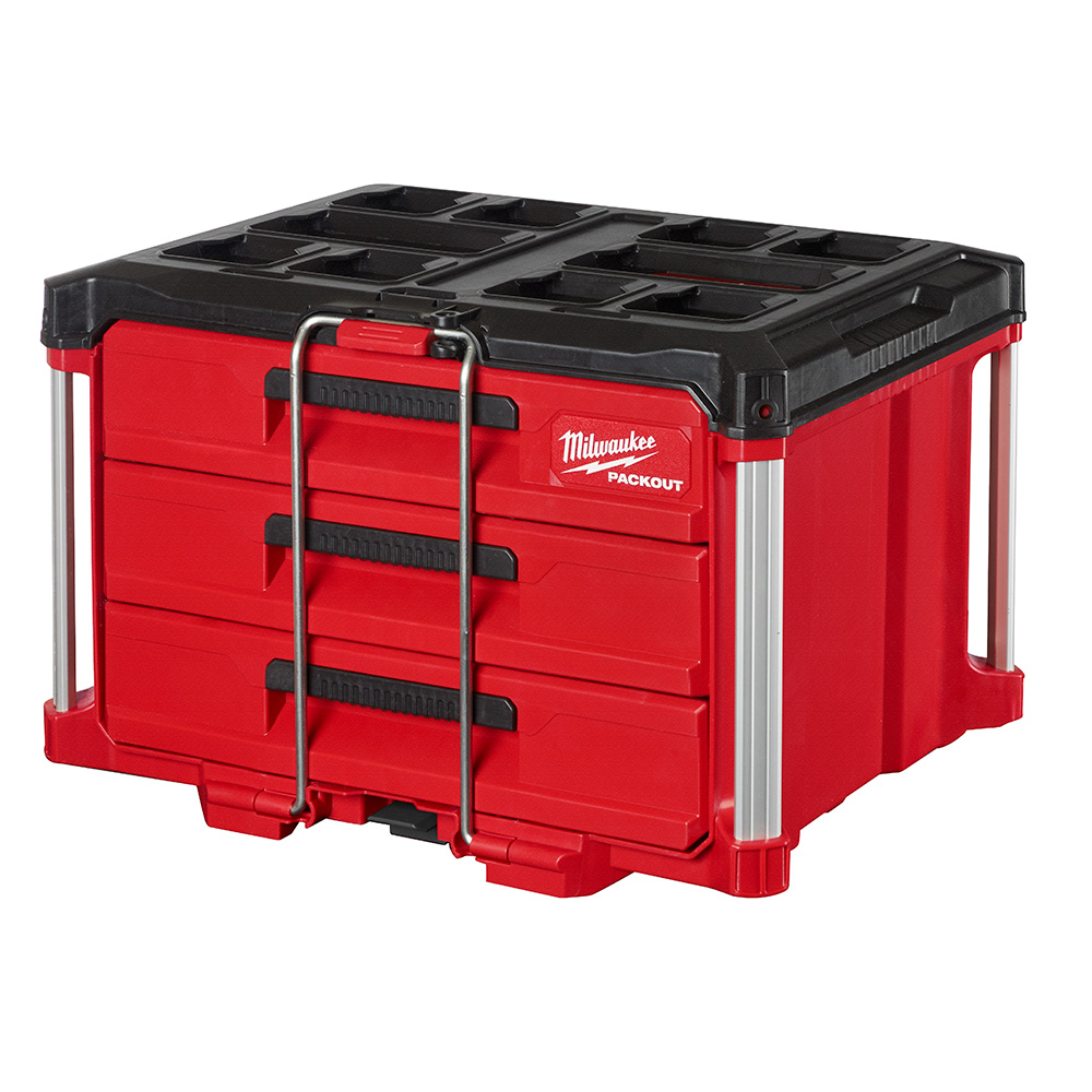 MILWAUKEE 48-22-8443 PACKOUT 3-Drawer Tool Box - Image 2