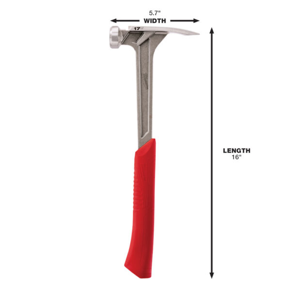MILWAUKEE 48-22-9017 Hammer 17oz Smooth Face