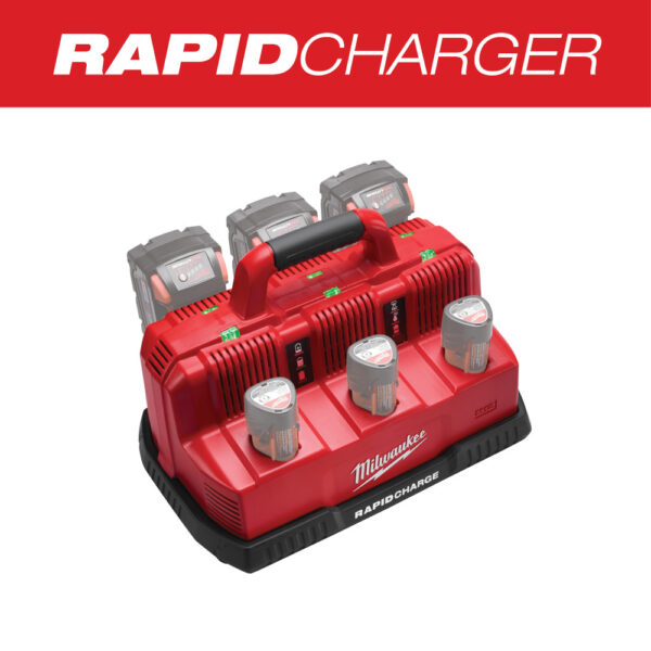 MILWAUKEE 48-59-1807 M18 & M12 Rapid Charge Station - Image 2