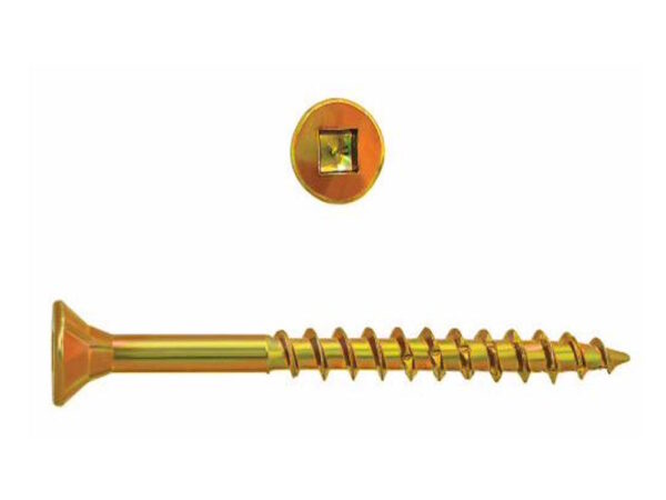 FITSFAST 585800 #8x1-3/4" Yellow Deck Screws 500/Jar