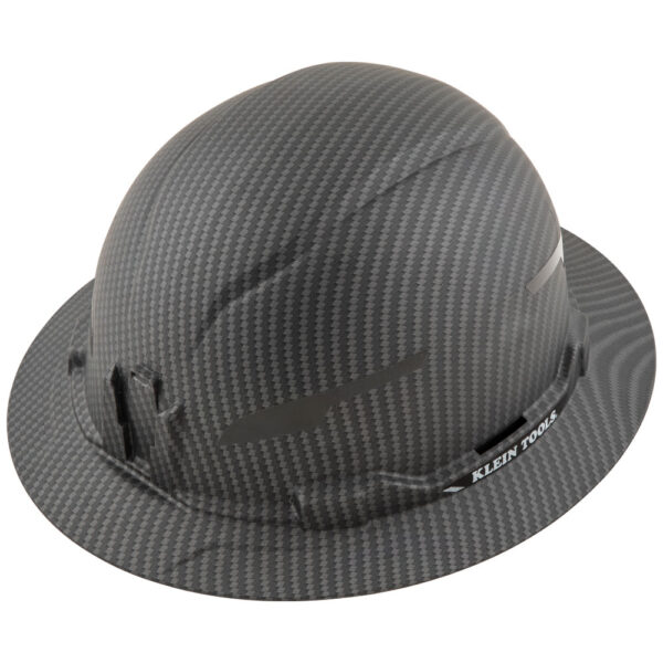 KLEIN 60345 Non-Vented Full Brim Hard Hat KARBN™ Pattern