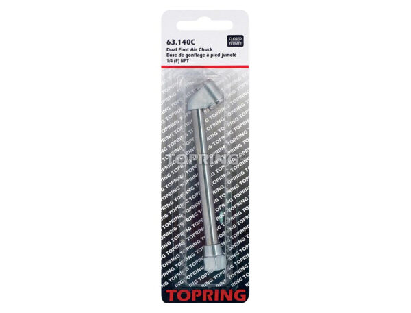 TOPRING 63.140C Air Chuck Dual Foot 1/4" (F) NPT- Closed
