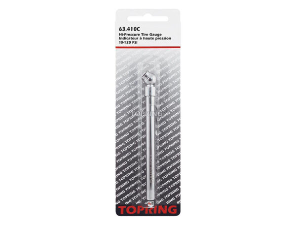 TOPRING 63.410C Tire Gauge High Pressure 10-120 PSI