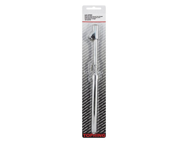 TOPRING 63.570C Tire Gauge Straight Angle/Chuck 10-150PSI
