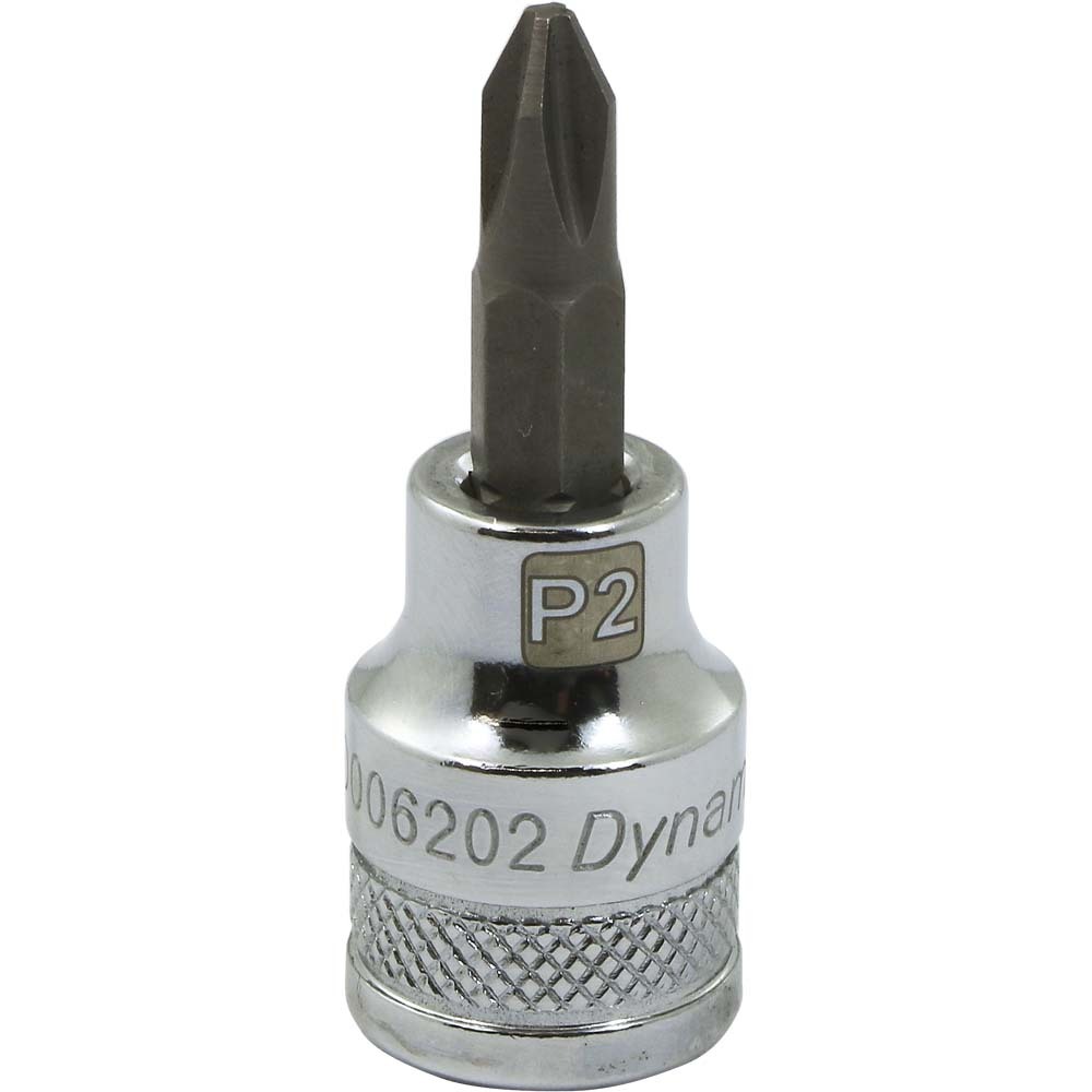 DYNAMIC TOOLS D006202 3/8" Drive Bit Socket 2 Phillips - Image 2