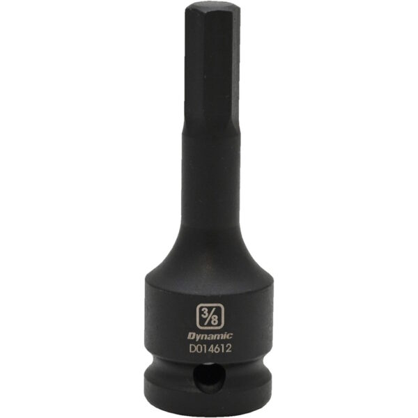 DYNAMIC D014612 1/2'' Drive 3/8'' Hex SAE Bit Impact Sockets