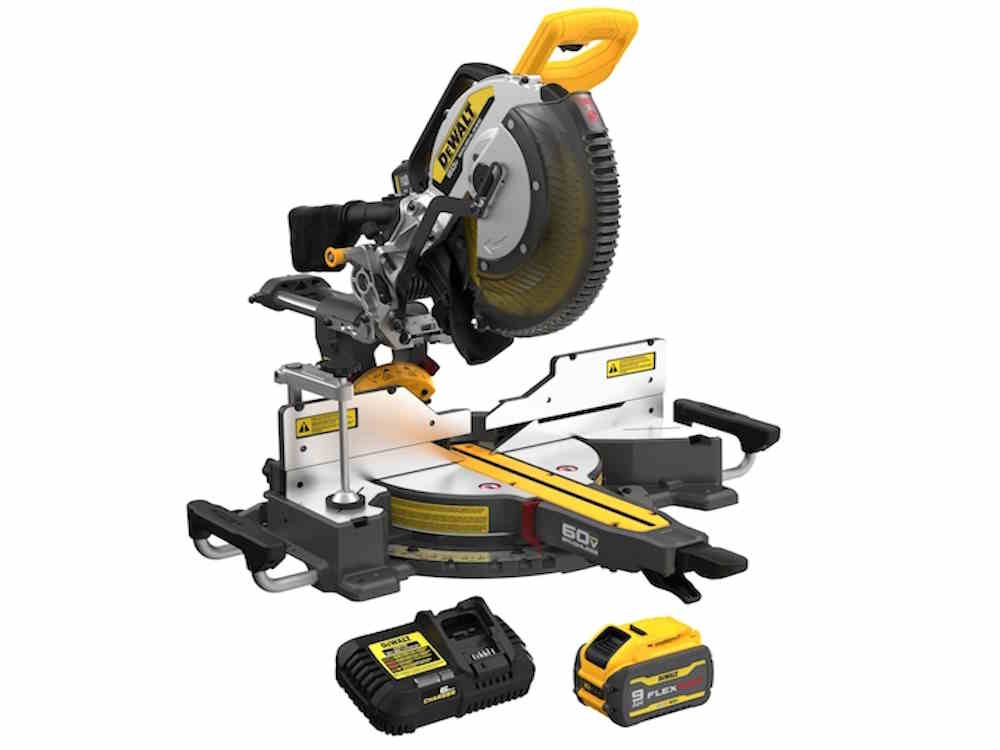 DEWALT DCS781X1 60V MAX FLEXVOLT 12" Sliding Mitre Saw Kit