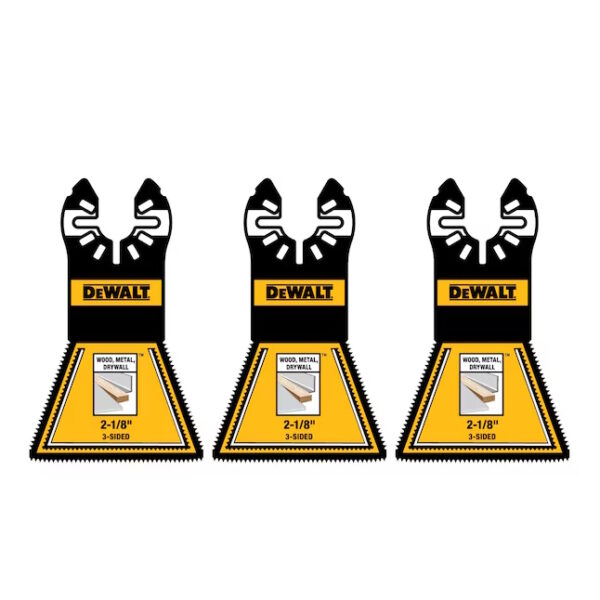 DEWALT DWA4283-3 OSC 2 1/8" 3-Sided General Purpose Blade BiMetal 3pk