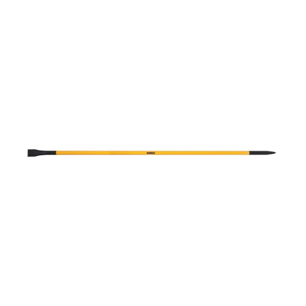 DEWALT DWHT55148 70" Pry Bar/ Digging Iron w/Pointed and Wedge End 1" Hex 16lb