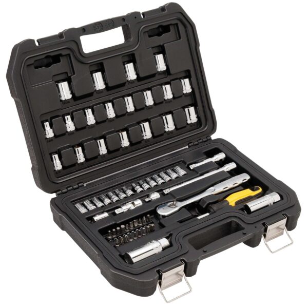 DEWALT DWMT19257 61 pc 1/4" & 3/8" Drive Combination Socket Set - 6 POINT - Image 2