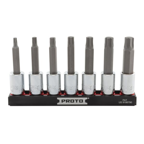 PROTO J4990R7MM 7 pc 3/8" Drive Advanced Hex SKT SET - MM