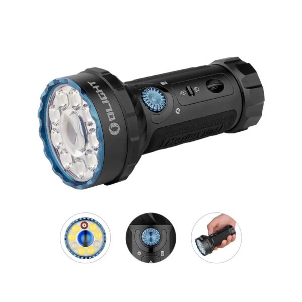 OLIGHT O-MARAUDERMINI-BK-CA Marauder Mini Powerful Led Flashlight (Black)