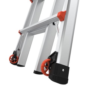 LITTLE GIANT Velocity 15417-303 9'-15' Alum Articulating Step/Extension Ladder - Image 3