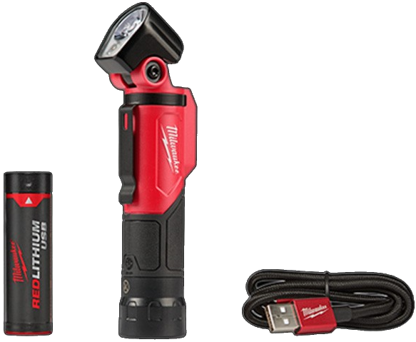 MILWAUKEE 2113-21 USB Rechargeable Pivoting Flashlight 500 Lumens