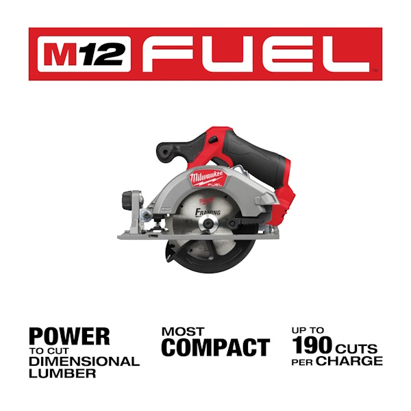MILWAUKEE 2521-20 M12 FUEL™ 5-3/8” Circular Saw (Tool Only) - Image 2