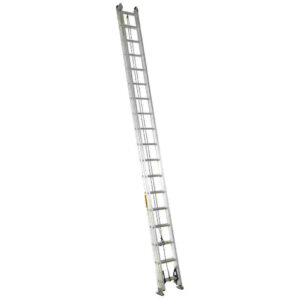 FEATHERLITE 3236D Extra Heavy Duty I-Beam 36' Aluminum Extension Ladder
