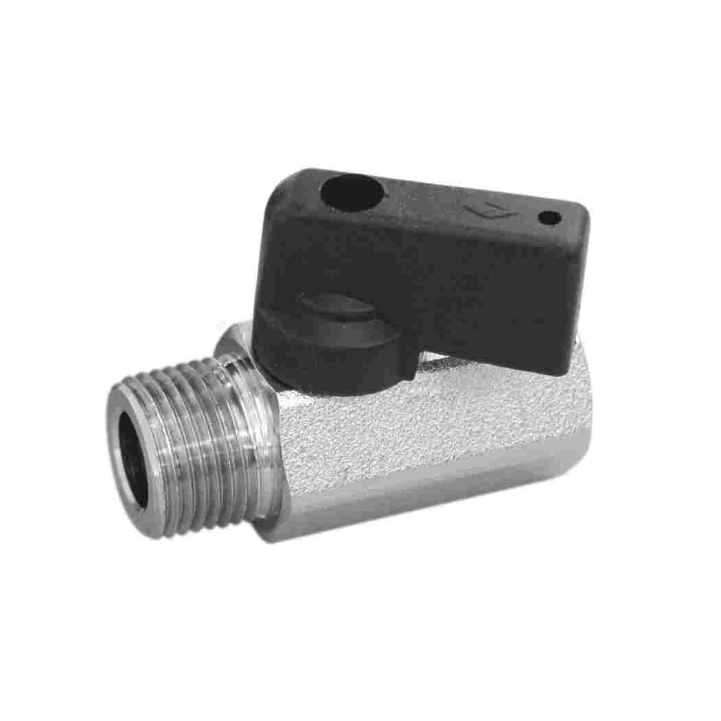 TOPRING 65.126C Brass Mini Ball Valve 1/4" (F) (M) NPT