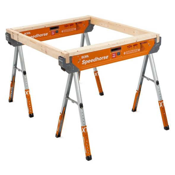 BORA BR-PM-4550 Adjustable Speedhorse XT Folding Sawhorse 1500lb Capacity - Image 6