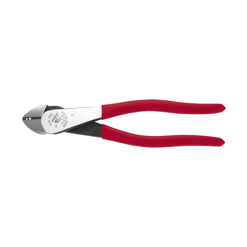 KLEIN D243-8 Diagonal-Cutting Pliers Stripping Holes 8-Inch