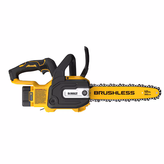 DEWALT DCCS621P1 20V MAX* 12 in Compact Brushless Cordless Chainsaw Kit - Image 4