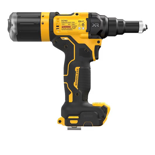 DEWALT DCF403B 20V MAX* XR® Brushless Cordless 3/16" Rivet Tool (Tool Only) - Image 4
