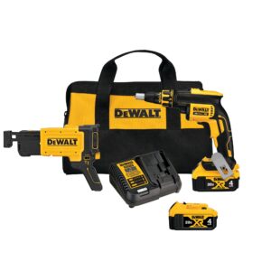 DEWALT DCF620CM2 20V Max Drywall Screw Gun & Collator Kit w/2 - 4.0Ah Battereies