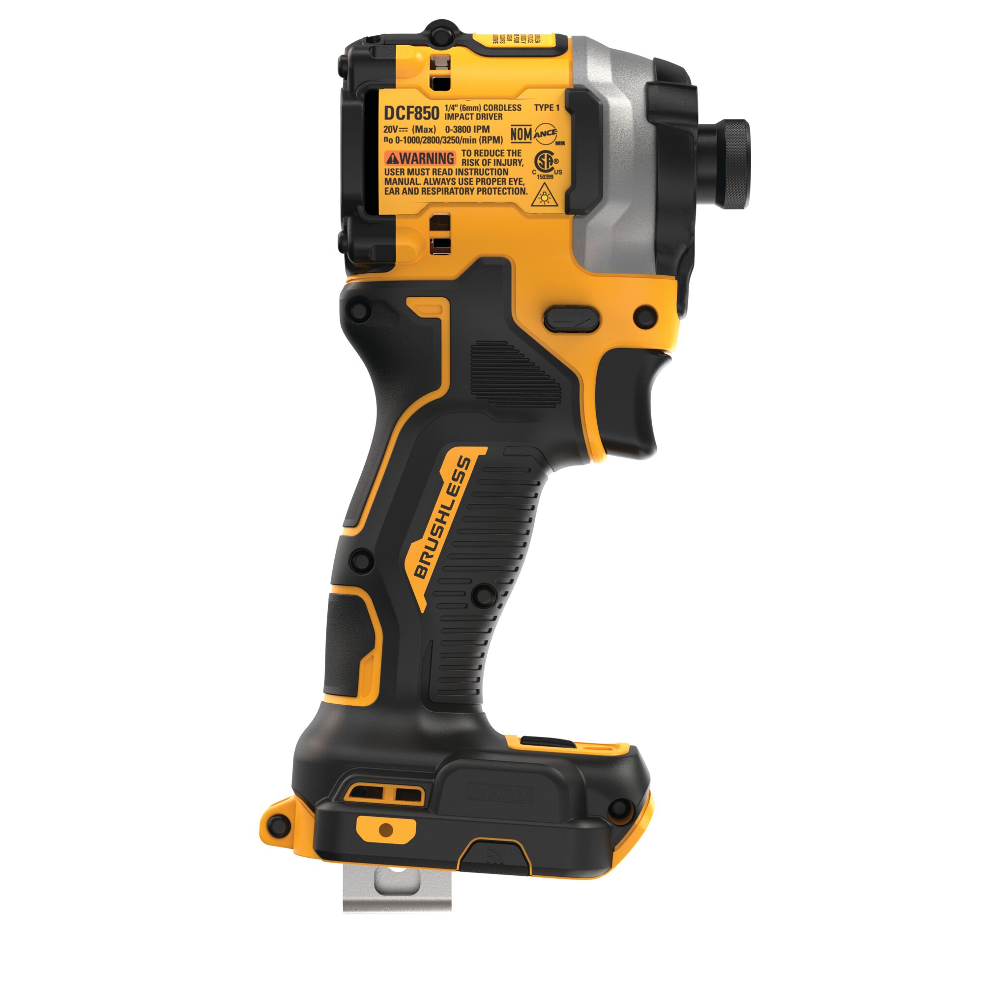 DEWALT DCF850B 20V MAX Atomic 3 Speed 1/4" Impact Driver Tool Only - Image 2