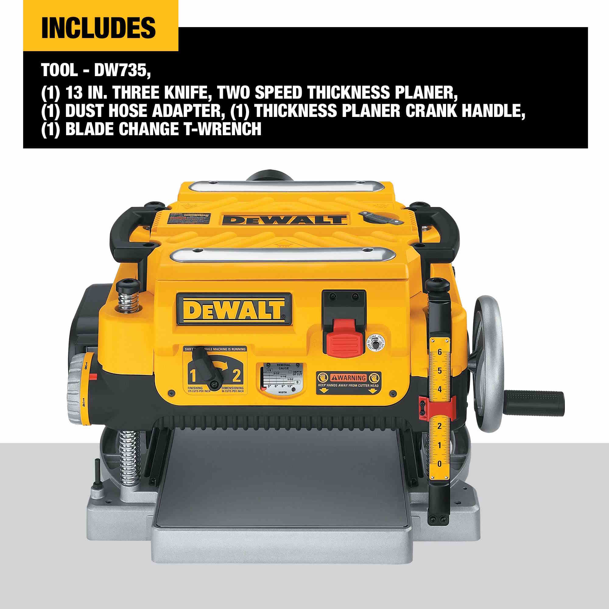 DEWALT DW735 13" Thickness Planer - Image 2